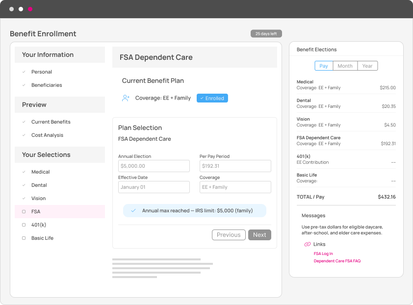 screen of fsa in people cloud