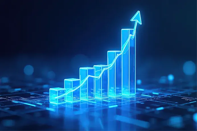 Image with a video play icon