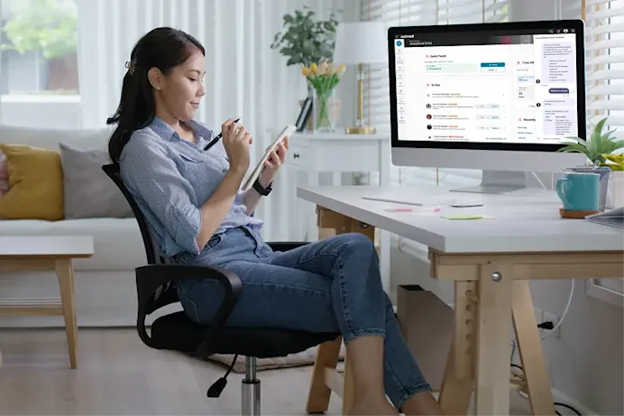 Image with a video play icon