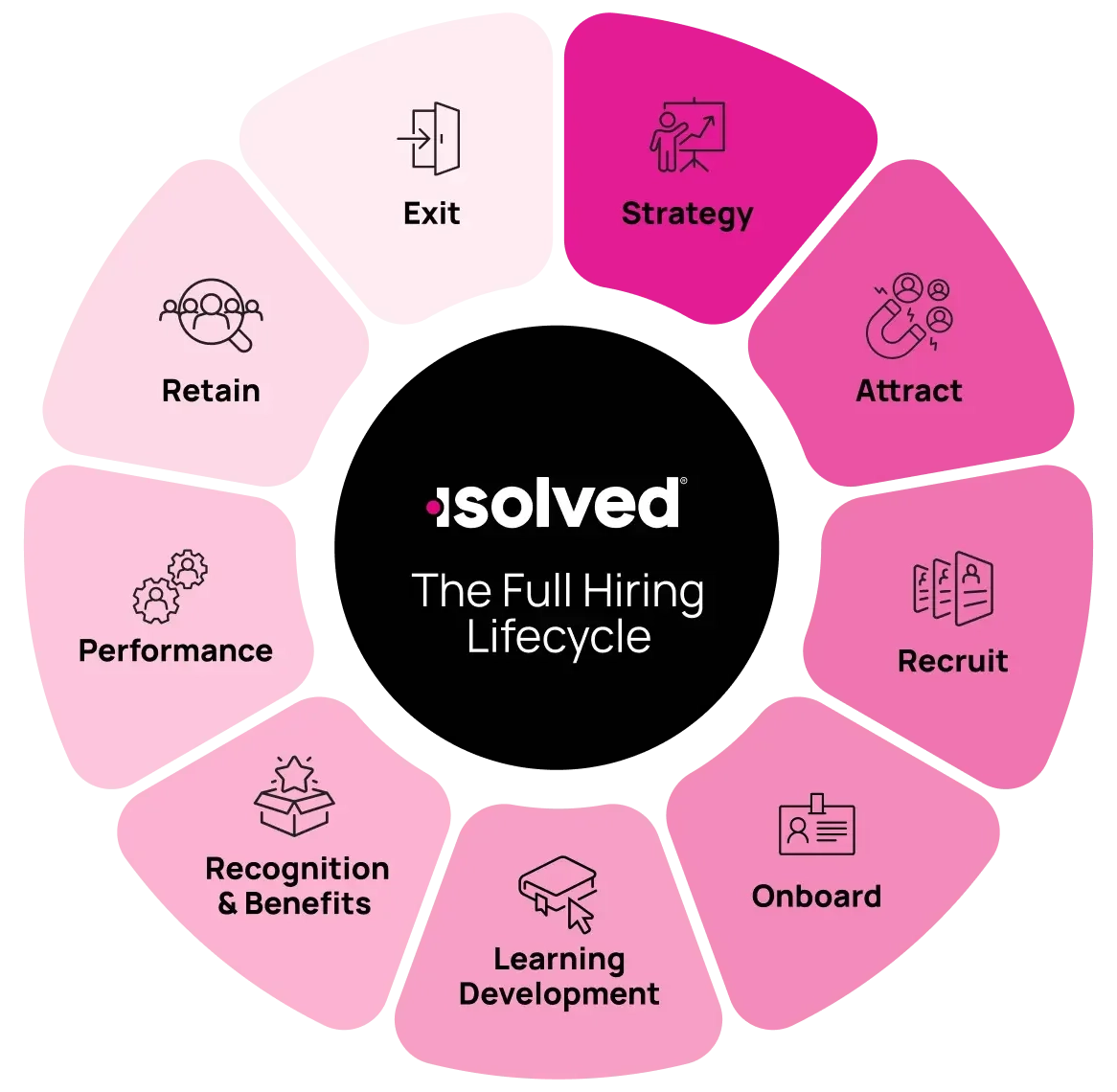 The full hiring lifecycle infographic