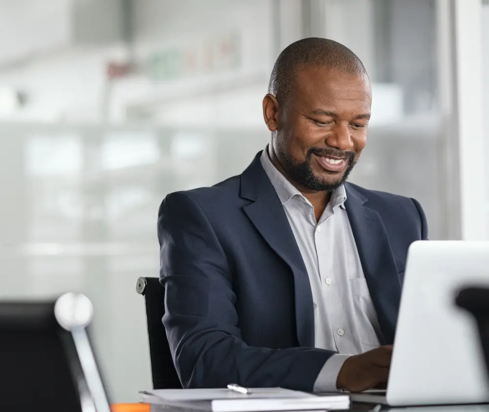 new hire filling out employment information