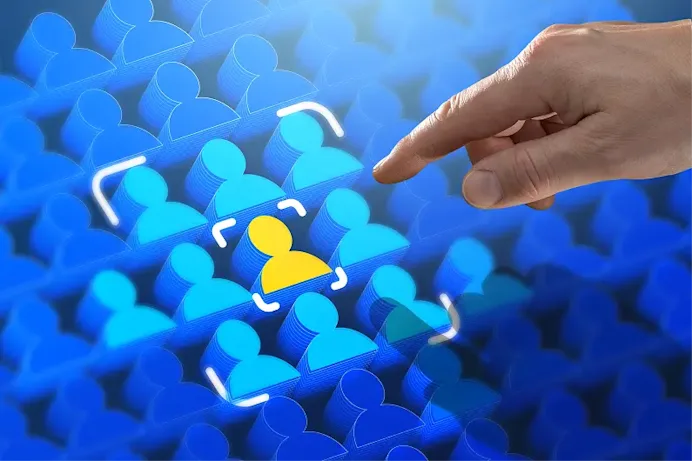 Image with a video play icon