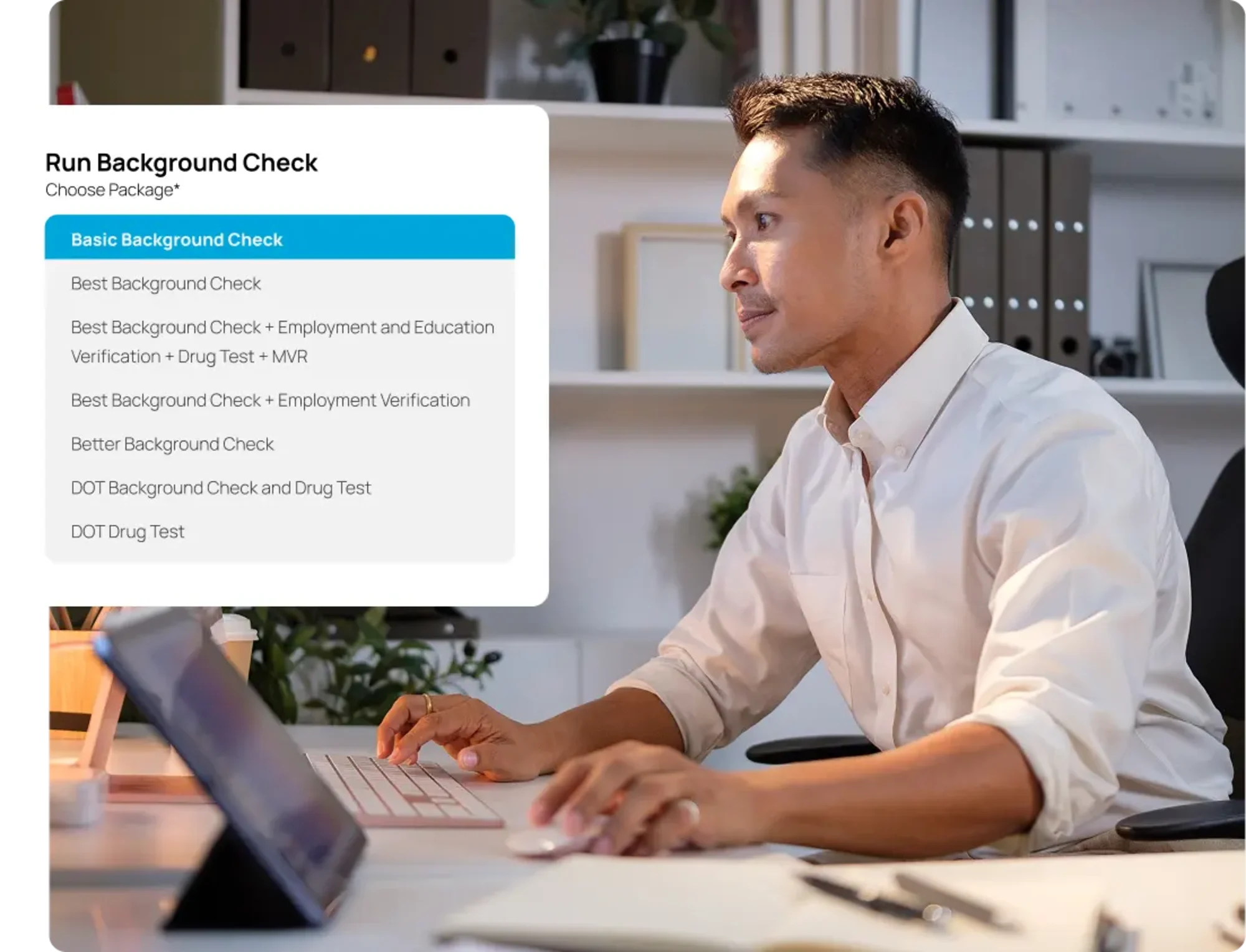 hr hiring candidate for job