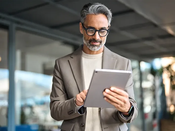 Image with a video play icon