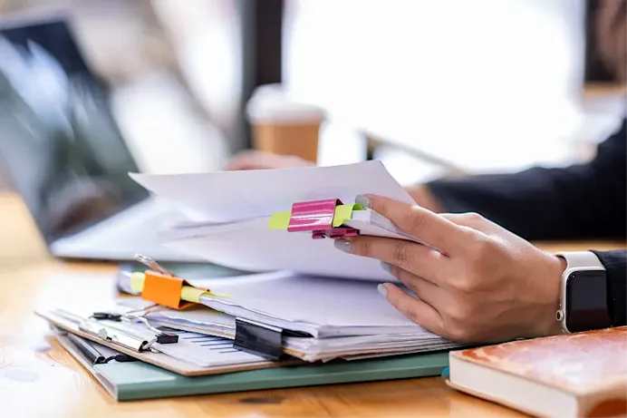 Image with a video play icon