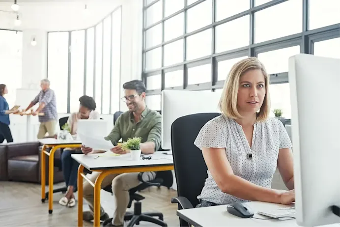 Image with a video play icon