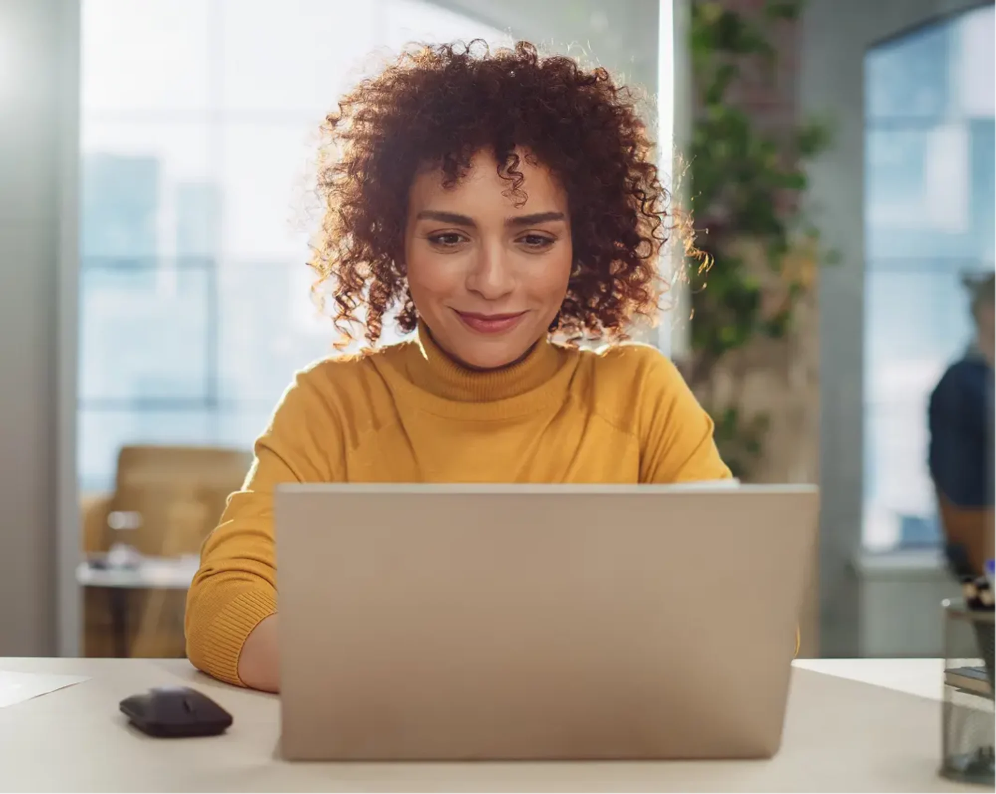 efficient woman complete company payroll