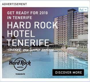 The ad for Hard Rock Hotels