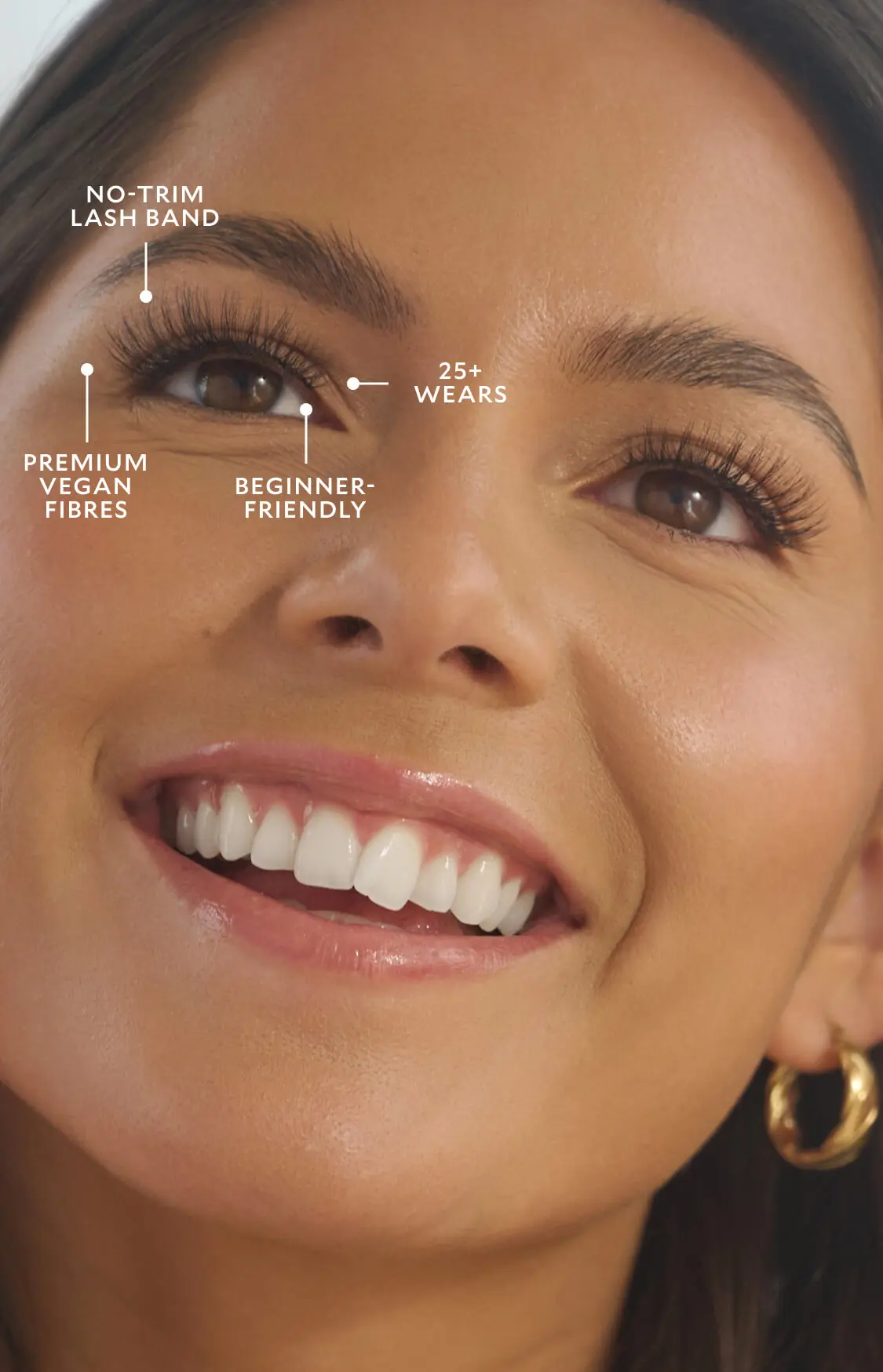 Effortless lashes collection banner