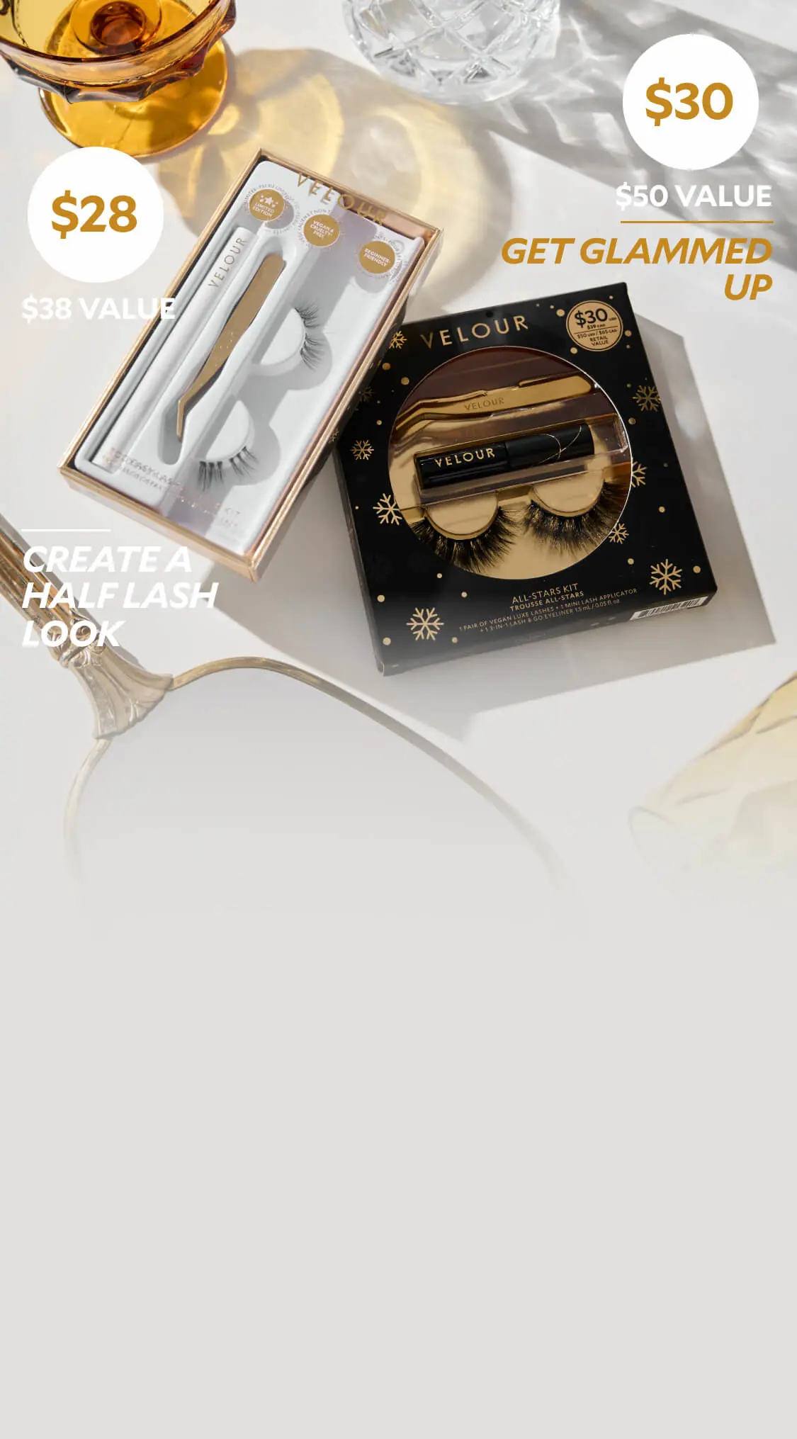 Velour holiday kits & bundles