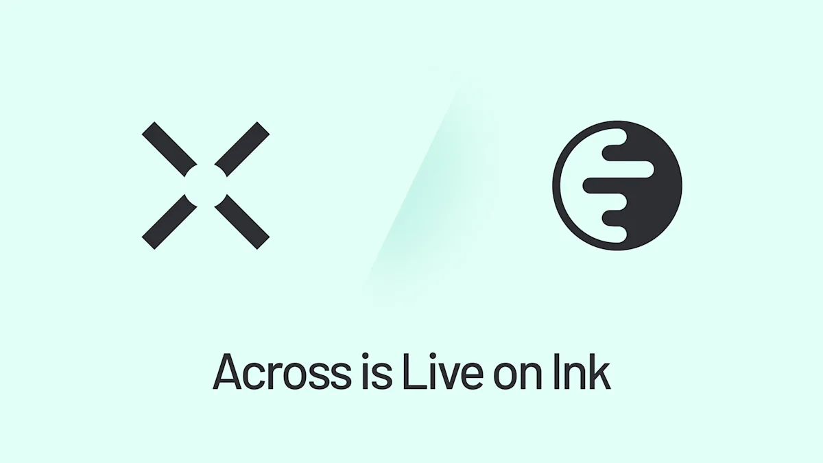 Across is a day-1 bridge partner for Kraken's Ink, powering fast, cheap, and secure crosschain transfers with seamless UX across 15 EVM chains.