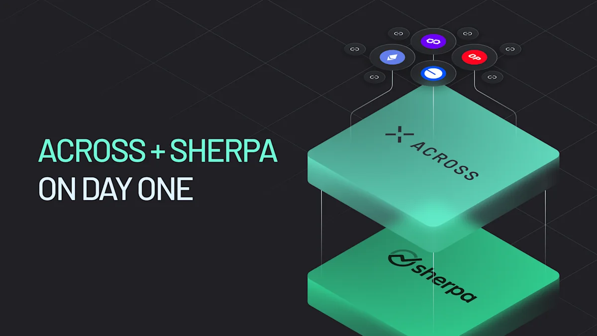 Across is live as a day one bridge on Sherpa.