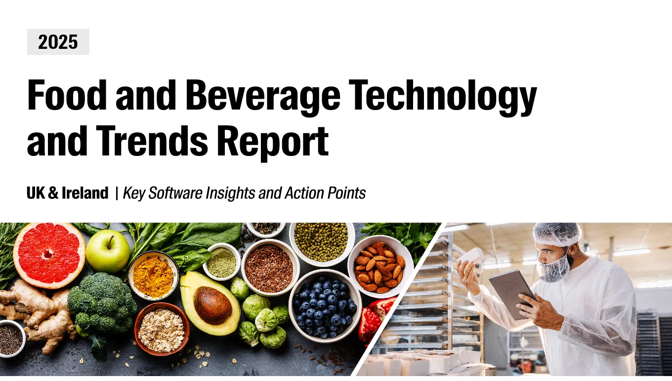 Food and Beverage Technology and Trends Report 2025