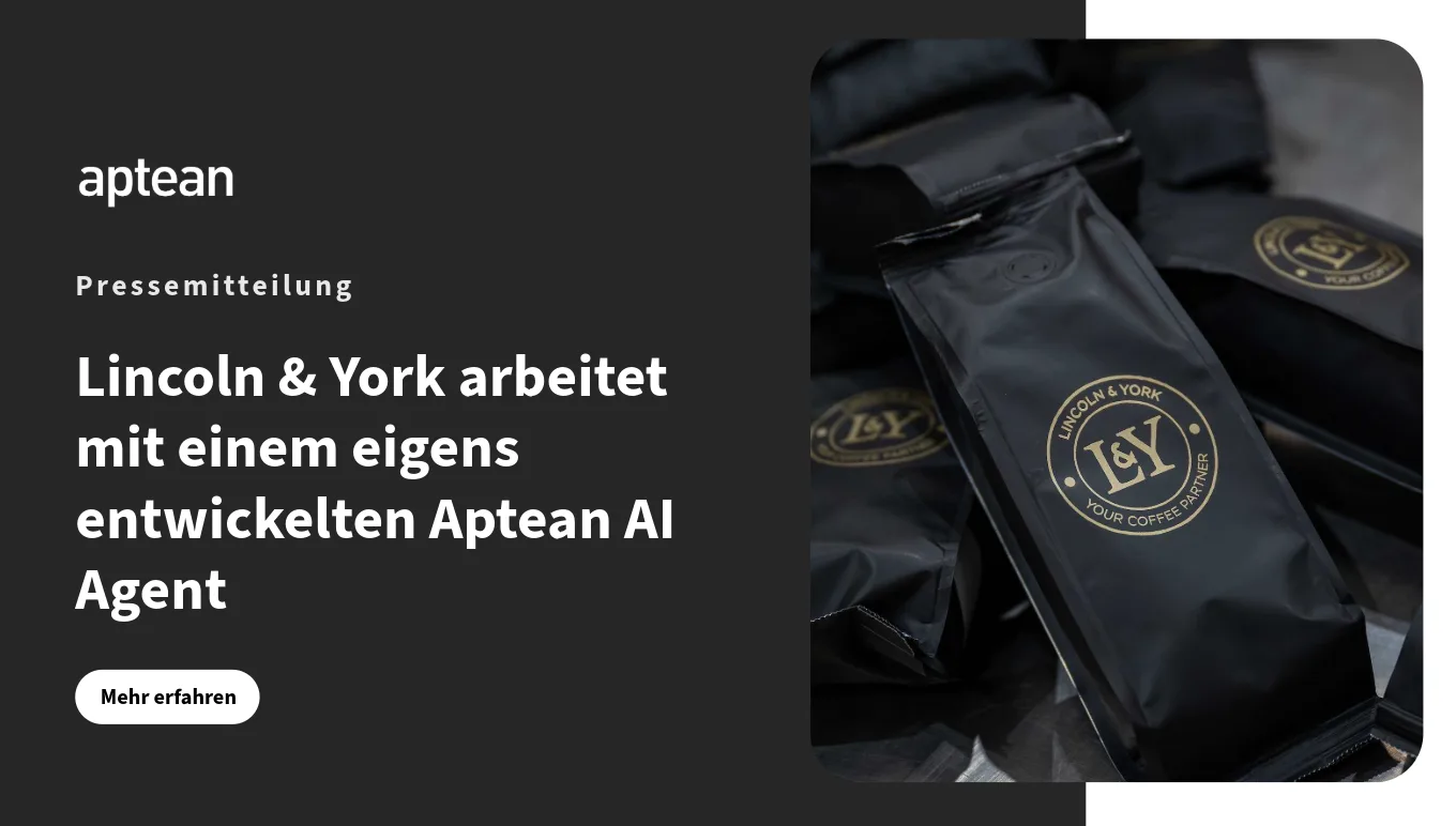 Lincoln & York setzt als erstes Unternehmen der Branche einen Aptean AI Agent für die automatisierte Bearbeitung von Kaffeebestellungen ein