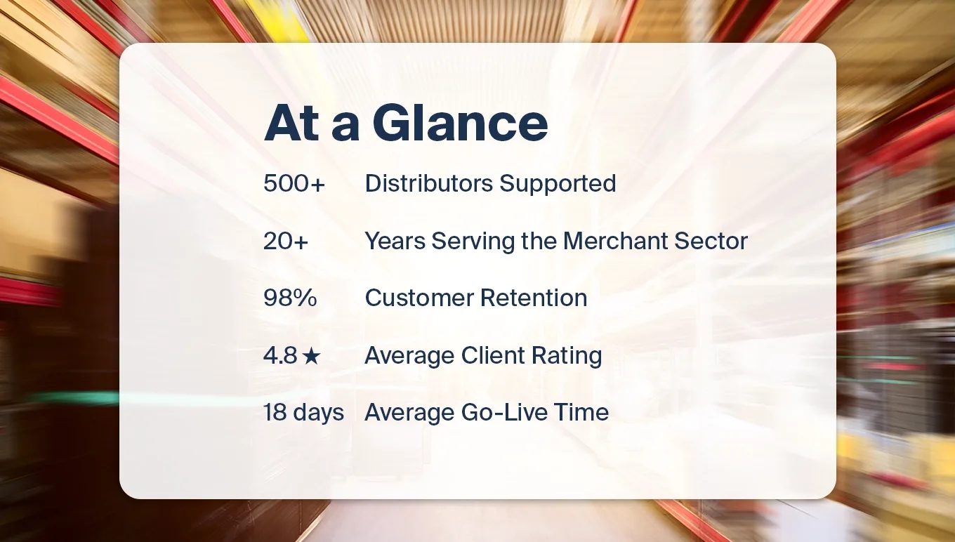 Merlin ERP Merchants distribution center 