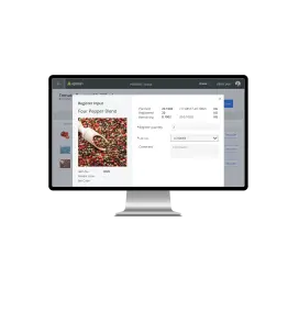 Aptean Food and Beverage on a computer screen.