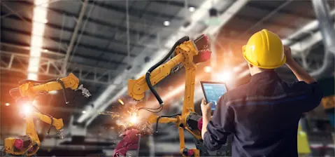 Discrete Manufacturing Equipment in Factory