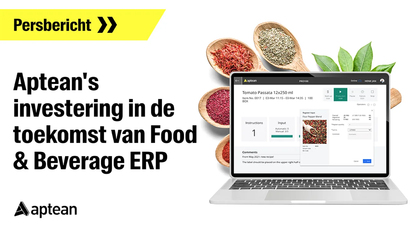 Aptean’s investering in operational excellence: De toekomst van Food & Beverage ERP