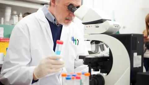 Scientist in lab