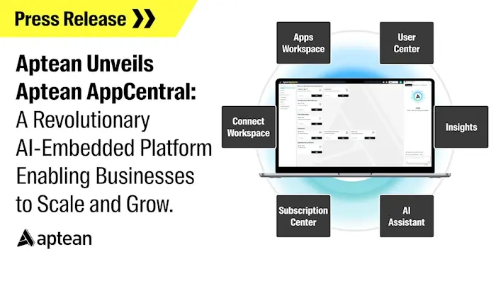 Aptean Unveils Aptean AppCentral: A Revolutionary AI-Embedded Platform Enabling Businesses to Scale and Grow.