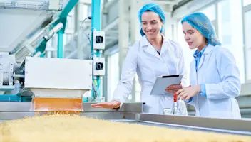 Women working in factory