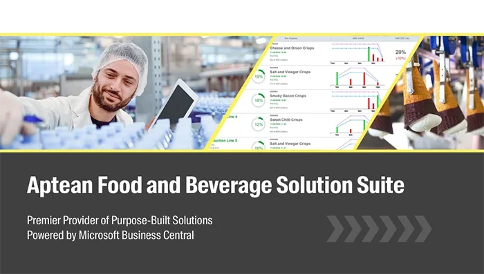 Aptean’s Food and Beverage Solution Suite