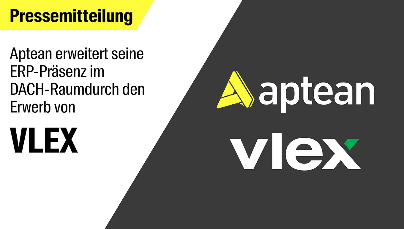 Aptean erweitert seine ERP-Präsenz im DACH-Raum durch den Erwerb von VLEX
