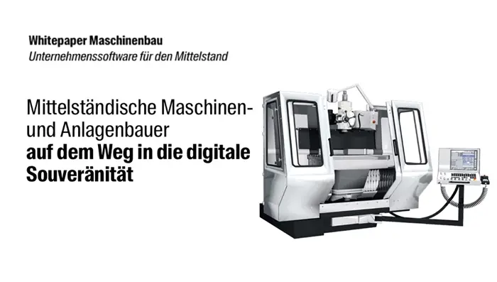 oxaion Whitepaper: Mittelständische Maschinen- und Anlagenbauer auf dem Weg in die digitale Souveränität