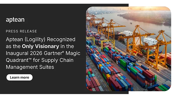 Aptean (Logility) Recognized as the Only Visionary in the Inaugural 2026 Gartner® Magic Quadrant™ for Supply Chain Management Suites