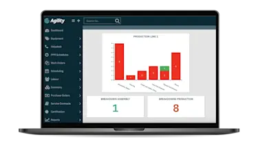 Aptean Agility CMMS and EAM product UI.