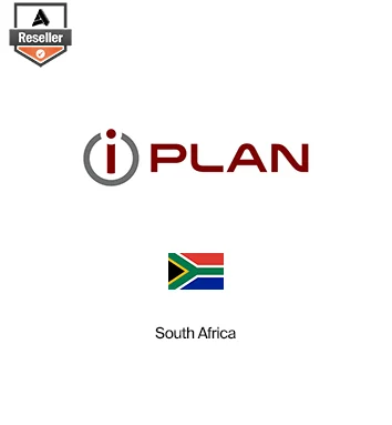 Partner Card - iPlan company logo with South Africa flag