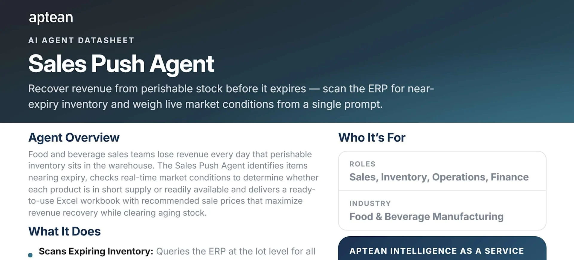 Sales Push Agent