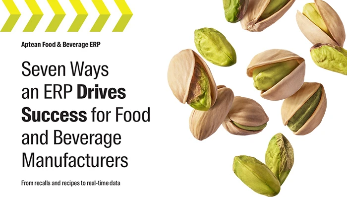 Seven Ways an ERP Drives Success for Food and Beverage Manufacturers - card image
