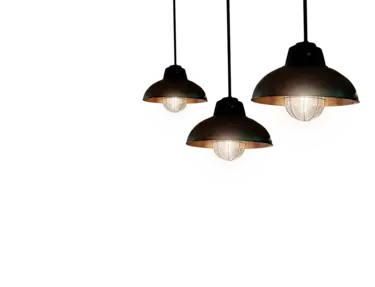 Three lamps