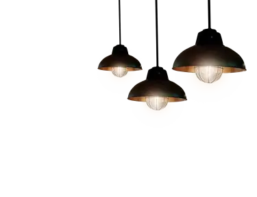 Drei Lampen