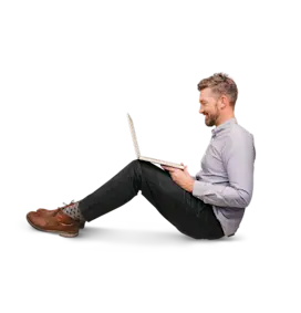 Man on laptop