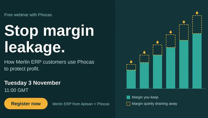 Stop Margin Leakage: How Customers of Merlin ERP from Aptean Use Phocas to Protect Profit