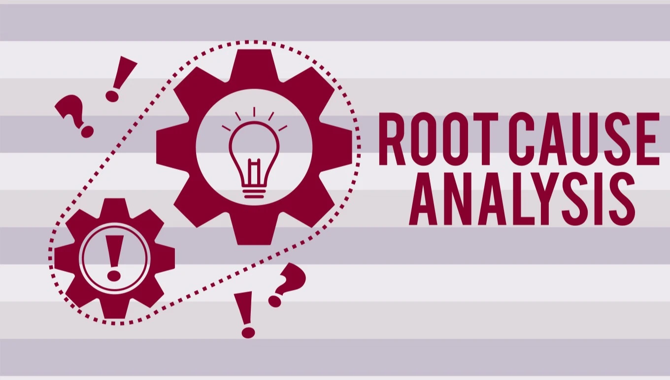 Conceptual hand writing showing Root Cause Analysis