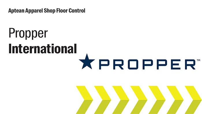 Aptean Apparel Shop Floor Control Case Study: Propper Intl