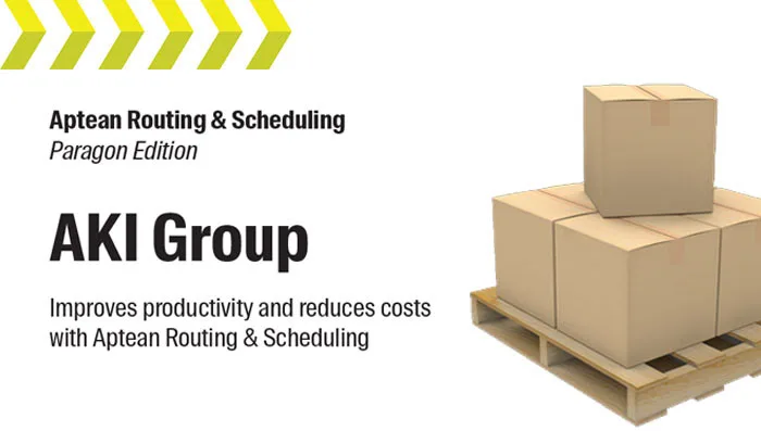 Aptean Routing & Scheduling Helps AKI Group Improve Productivity and Reduce Costs