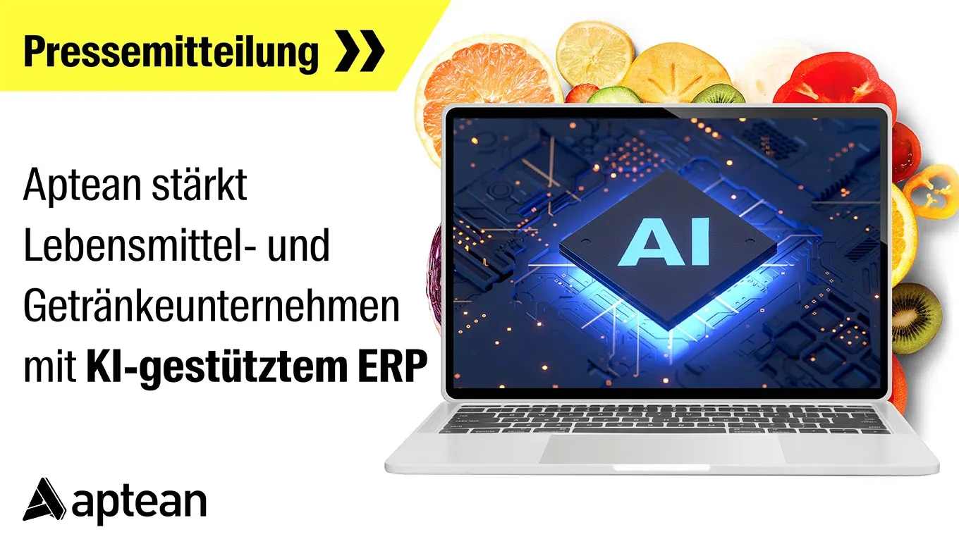 Aptean stärkt Lebensmittel- und Getränkeunternehmen mit KI-gestütztem ERP