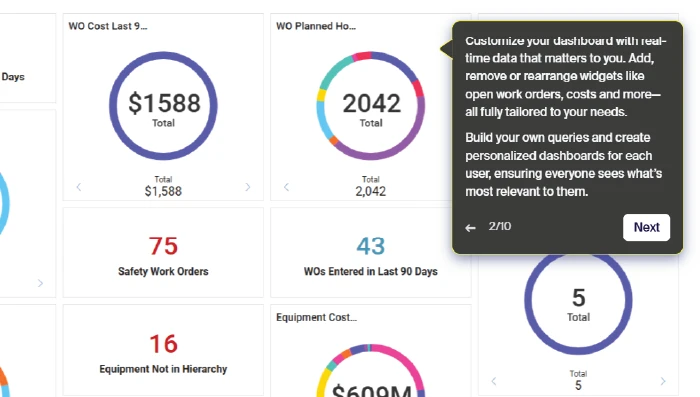 EAM product UI