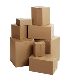 Boxes in stack