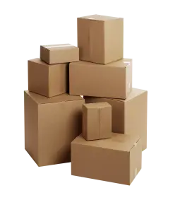 Boxes in stack