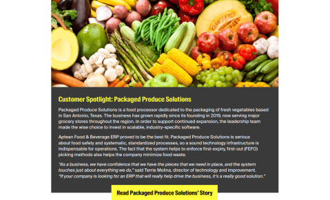 Customer Spotlight: Packaged Produce Solutions