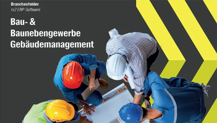 rs2 ERP-Software: Bau- & Baunebengewerbe Gebäudemanagement
