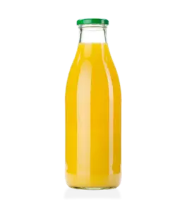 Eine Flasche Orangensaft