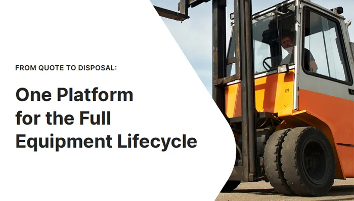From Quote to Disposal: Optimizing the Equipment Lifecycle