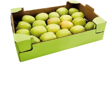 Caja de manzanas