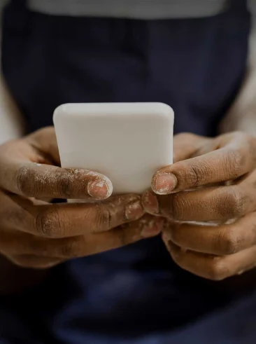 Baker on smartphone device